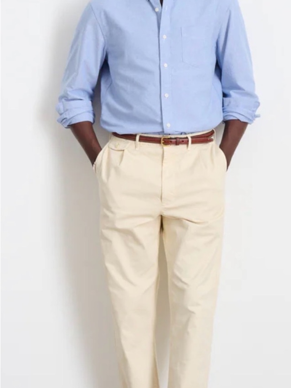 Alex Mill Standard Pleated Pant in Chino
